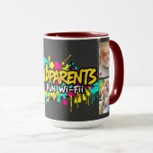 Großeltern Graffiti - personalisierter Großelternt Tasse (VorderseiteRechts)