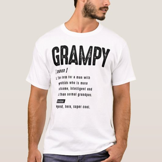 Großeltern - Grampy Definition T-Shirt (Vorderseite)