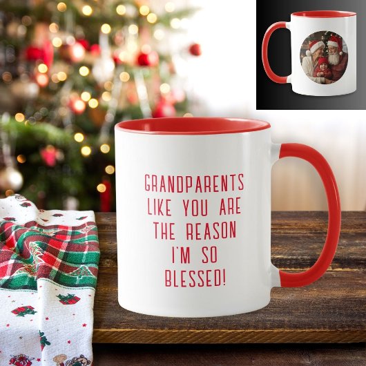 Großeltern Grandchild Foto Message Coffee Tasse