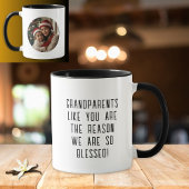 Großeltern Grandchildren Foto Message Coffee Tasse