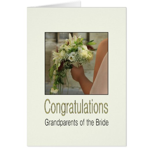 Großeltern gratulieren Bräuten (Vorne)