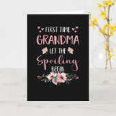 Großeltern-Großeltern Großes Grandma Karte (Gelbe Blume)