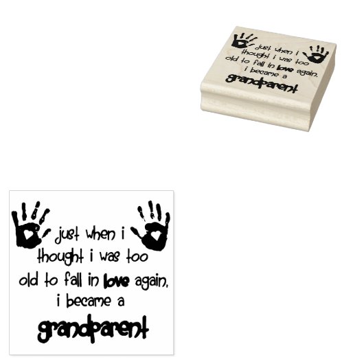 Großeltern Gummistempel (Stempel)