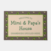 Großeltern Haus Großkinder verwöhnt Fußmatte (Vorderseite)
