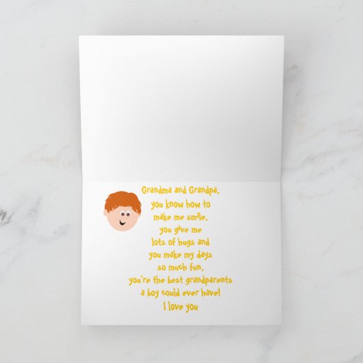 Großeltern Karte (Innenseite)