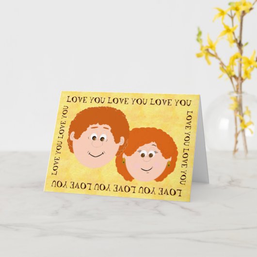 Großeltern Karte (Gelbe Blume)