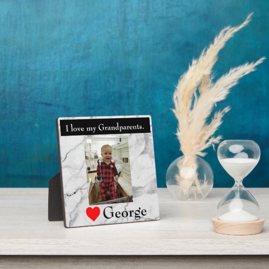 Großeltern-Liebe Fotoplatte (InSitu)