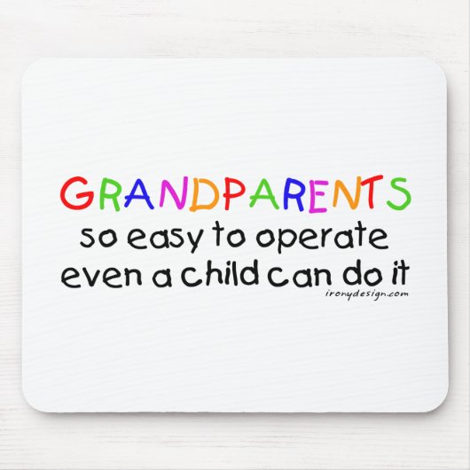 Großeltern-Liebe Mousepad (Vorne)