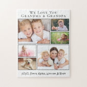 Großeltern Liebe Sie 6 Foto Collage Puzzle (Vertikal)
