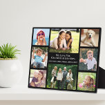 Großeltern Liebe Sie 8 Foto Collage Black Fotoplatte<br><div class="desc">Geben Sie den besten Großeltern der Welt eine elegante, schwarze, maßgefertigte Collage-Plakette mit 8 Fotos, die sie jahrelang schätzen und genießen werden. Fügen Sie acht Fotos von Enkeln, Kindern, anderen Familienmitgliedern, Haustieren usw. hinzu, personalisieren Sie den Ausdruck "I Liebe You" oder "We Liebe You" und ob sie "Oma & Opa",...</div>