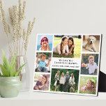 Großeltern Liebe Sie 8 Foto Collage Fotoplatte<br><div class="desc">Geben Sie den besten Großeltern der Welt eine elegante, maßgeschneiderte Collage-Plakette mit 8 Fotos, die sie jahrelang schätzen und genießen werden. Personalisieren Sie Ihre Fotos mit acht Enkelkindern, Kindern, anderen Familienmitgliedern, Haustieren usw., passen Sie den Ausdruck "I Liebe You" oder "Wir Liebe Sie" an und ob sie "Oma & Opa",...</div>