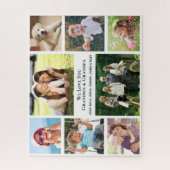Großeltern Liebe Sie 8 Foto Collage Personalisiert Puzzle (Vertikal)