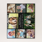 Großeltern Liebe Sie Personalisierte FotoCollage Puzzle (Vertikal)