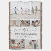 Großeltern machen die Welt | 6 FOTO Decke (Vorderseite Vertikal)