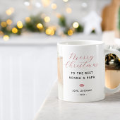 Großeltern Merry Christmas Script Modern Kaffeetasse