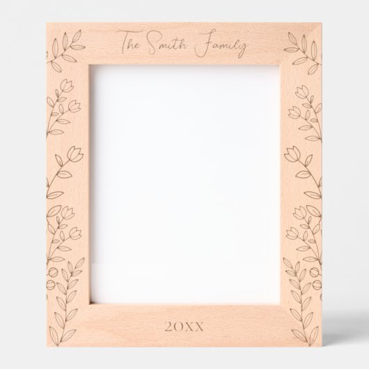 Großeltern oder Adoption Blended Families Geätzte Rahmen (Vorderseite)