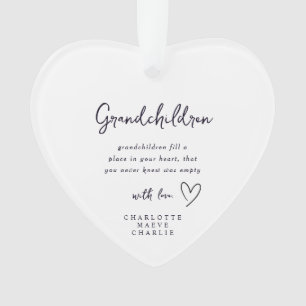 Großeltern Oma Opa Erinnerungs-Schmuck Ornament
