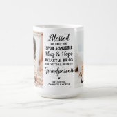 Großeltern Personalisiert Großmutter Opa 2 Foto Kaffeetasse (Mittel)