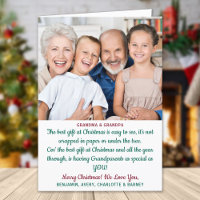Großeltern Personalisiertes Weihnachtsgedicht Foto