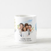Großeltern Pinselstrich 3 Foto Kaffeetasse (Mittel)