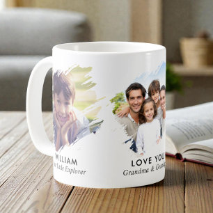 Großeltern Pinselstrich 3 Foto Kaffeetasse