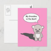 Großeltern  postkarte (Vorne/Hinten)