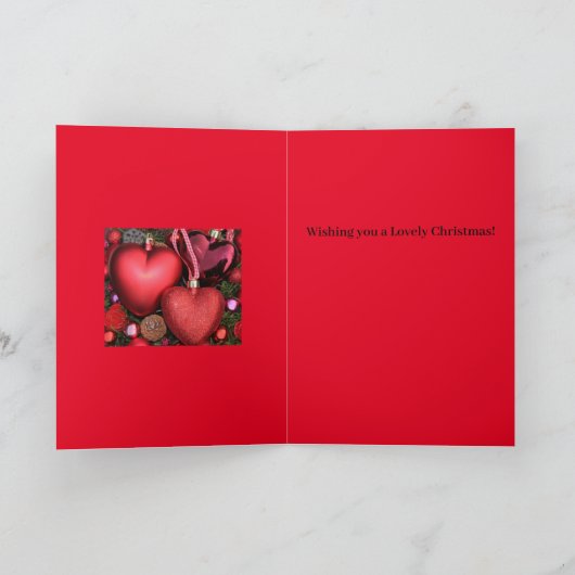 Großeltern Schöne Weihnachtskarte Feiertagskarte (Innenseite)