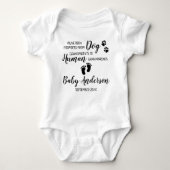 Großeltern-Schwangerschaft Ankündigung Baby Strampler (Vorderseite)