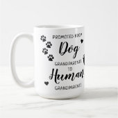 Großeltern-Schwangerschaft Ankündigung Kaffeetasse (Links)