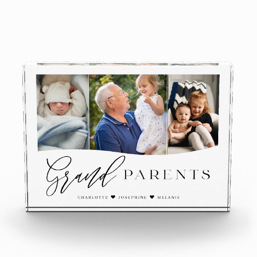 Großeltern Script Grandchildren Foto Keepake (Vorderseite)