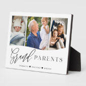 Großeltern Script Grandchildren Foto Keepake Fotoplatte (Seite)