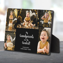 Großeltern sind die Beste FotoCollage Fotoplatte