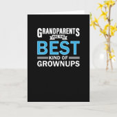 Großeltern sind die besten Erwachsenen Karte (Gelbe Blume)