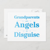 Großeltern sind Engel in Disguise Postkarte (Vorne/Hinten)