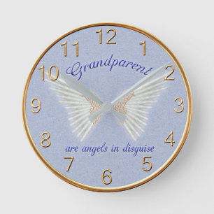 Großeltern sind Engel Wanduhr