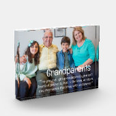 Großeltern Sind Liebe Zitat Foto Block Geschenk (Links)