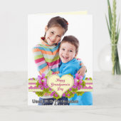 Großeltern-Tag Herz für Großmutter-Foto Karte (Vorderseite)