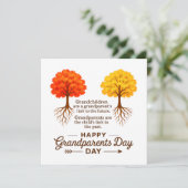Großeltern-Tag Karte (Stehend Vorderseite)