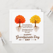 Großeltern-Tag Karte (Vorderseite/Rückseite Beispiel)