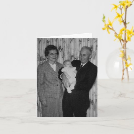 Großeltern-Tag Karte (Gelbe Blume)