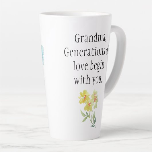 Großeltern-Tag Milchtasse (Rechte Ecke)