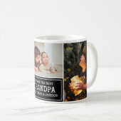 Großeltern Tag Opa Schwarz 3 FotoCollage Kaffeetasse (VorderseiteRechts)