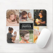 Großeltern Tag Opa Schwarz 3 FotoCollage Mousepad (Mit Mouse)