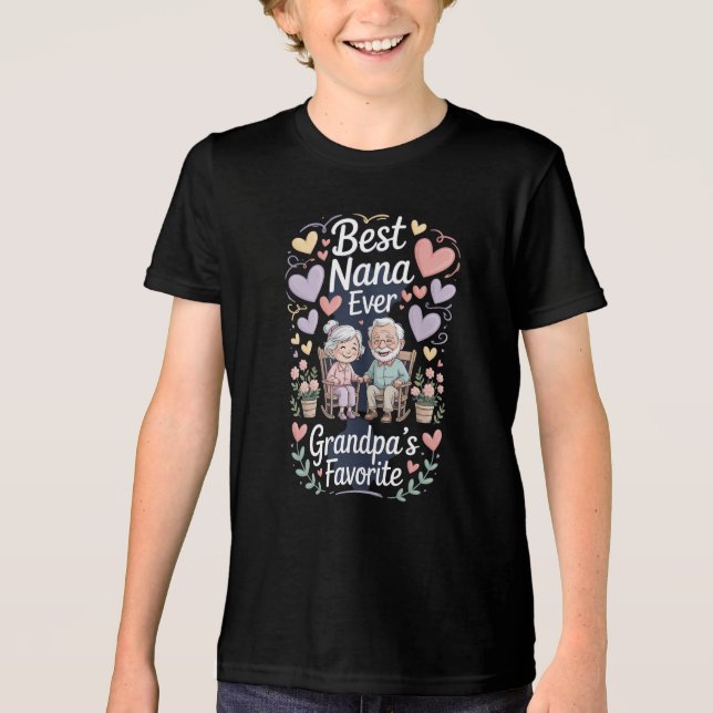 Großeltern-Tag Tri-Blend Shirt (Vorderseite)