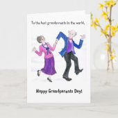 Großeltern-Tagesgruß-Karte Karte (Gelbe Blume)