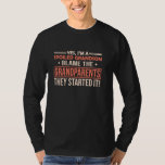 Großeltern verwöhnt Grandson Birthday T-Shirt<br><div class="desc">Großeltern verwöhnt Grandson Birthday</div>