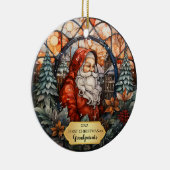 Großeltern Weihnachten Keramik Ornament (Rechts)