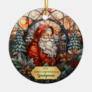 Großeltern Weihnachten Keramik Ornament