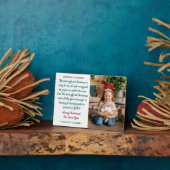 Großeltern Weihnachtsgedicht Personalisiertes Foto Fotoplatte (Seite)