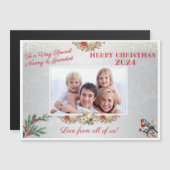 Großeltern Weihnachtsgeschenk Flexibles Magnet Fot (Vorne/Hinten)